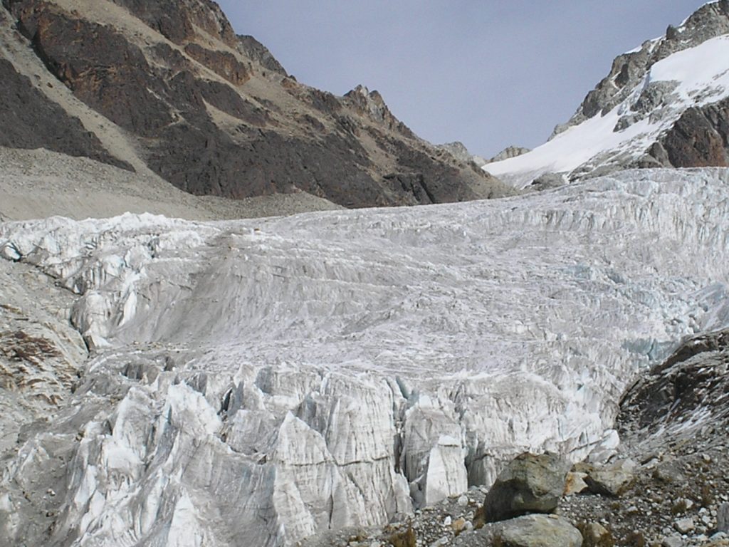 Glaciar Viejo del Huayna Potosí